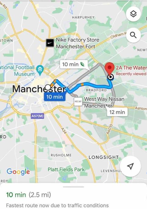 Etihad Fc 2Br Apartment With Water View Manchester Eksteriør bilde